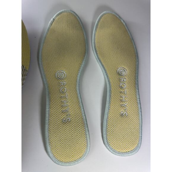 Rothy's Round Toe The Flat Ballet Slip On Knit Shoes Sunshine Yellow Women's 7.5 - Picture 8 of 16